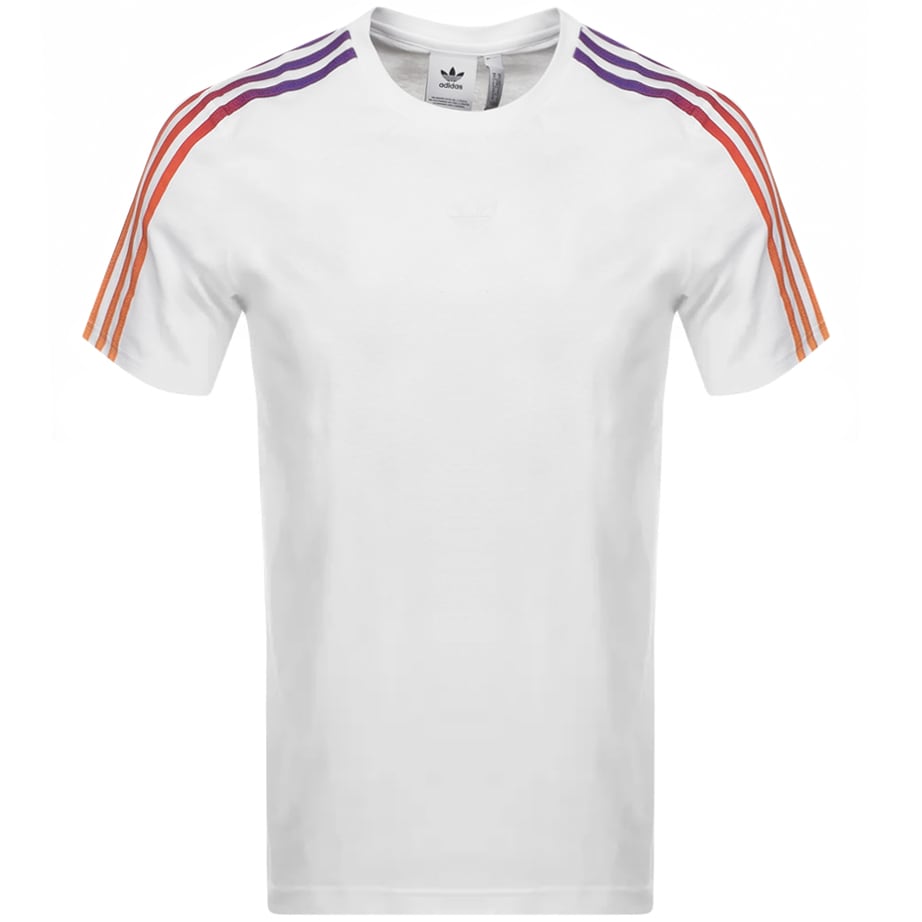 Alternative Image for Productadidas Originals Sport 3 Stripe T Shirt White1